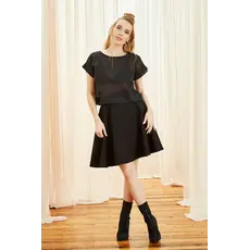 MELOW DESIGN MELOW 25H JUPE COURTE LUCILLE NOIR