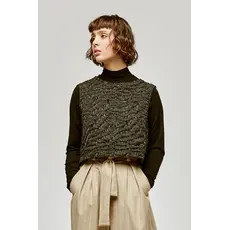 MARIGOLD MARIGOLD 25H HAUT CAMI BOSTON JACQUARD NOIR/OR