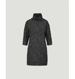 MARIGOLD MARIGOLD 25H ROBE CHIARA M 3/4 JACQUARD NOIR/OR