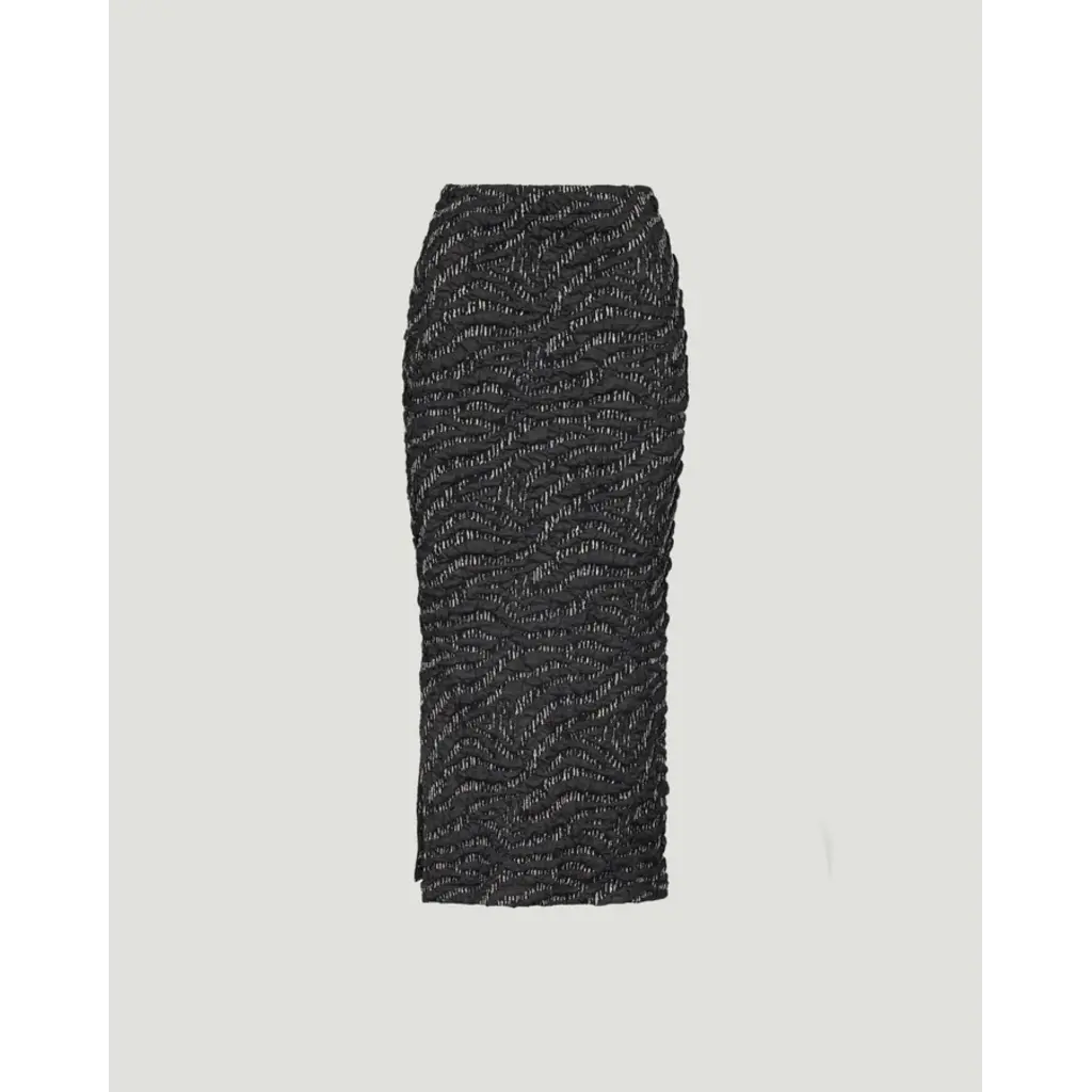 MARIGOLD MARIGOLD 25H JUPE GARANCE JACQUARD NOIR/OR