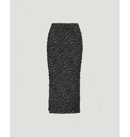 MARIGOLD MARIGOLD 25H JUPE GARANCE JACQUARD NOIR/OR