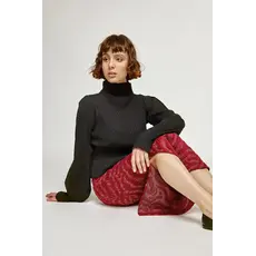 MARIGOLD MARIGOLD 25H JUPE GARANCE JACQUARD ROUGE/OR