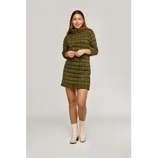 MARIGOLD MARIGOLD 25H ROBE COURTE CHIARA CARREAUX VERT