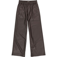 GARCIA GARCIA 25H PANT TAILLE ELAST EFFET CUIR BRUN FONCE