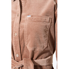 GARCIA GARCIA 25H ROBE CHEMISE CORDUROY BRUN CLAIR
