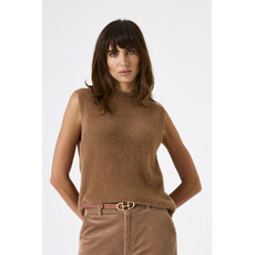 GARCIA GARCIA 25H DEBARDEUR COTELE DOUX BRUN