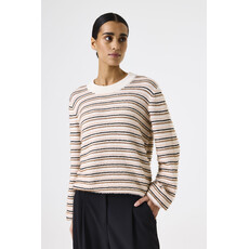 GARCIA GARCIA 25H PULL CREWNECK RAYE IVOIRE