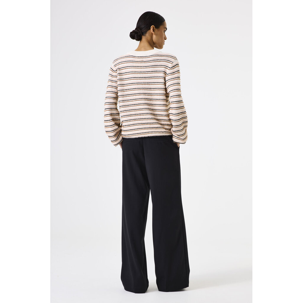 GARCIA GARCIA 25H PULL CREWNECK RAYE IVOIRE