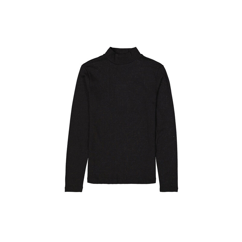 GARCIA GARCIA 25H TOP MOCK NECK BRILLANT NOIR