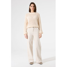 GARCIA GARCIA 25H PULL TRICOT LEGER AJOURE CREME
