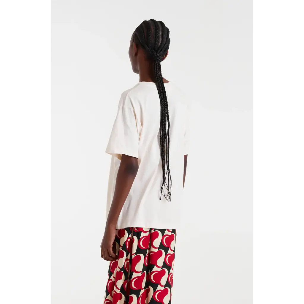 COMPANIA FANTASTICA COMPANIA 25H TSHIRT CHIEN CREME