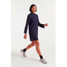 COMPANIA FANTASTICA COMPANIA 25H ROBE COURTE MINI POIS MARINE/BLANC