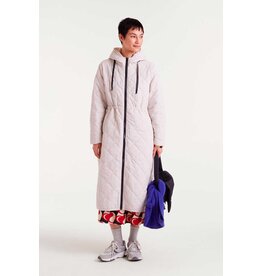 COMPANIA FANTASTICA COMPANIA 25H MANTEAU MATELASSE CAPUCHON IVOIRE