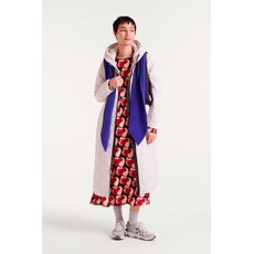 COMPANIA FANTASTICA COMPANIA 25H MANTEAU MATELASSE CAPUCHON IVOIRE