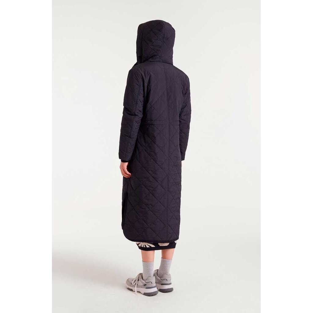 COMPANIA FANTASTICA COMPANIA 25H MANTEAU MATELASSE CAPUCHON NOIR