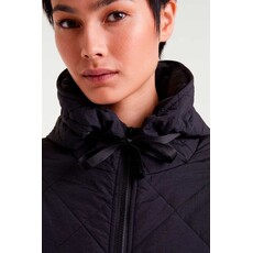 COMPANIA FANTASTICA COMPANIA 25H MANTEAU MATELASSE CAPUCHON NOIR