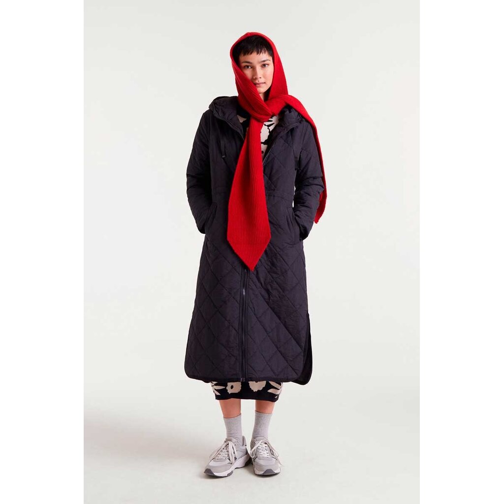 COMPANIA FANTASTICA COMPANIA 25H MANTEAU MATELASSE CAPUCHON NOIR