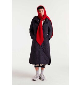 COMPANIA FANTASTICA COMPANIA 25H MANTEAU MATELASSE CAPUCHON NOIR