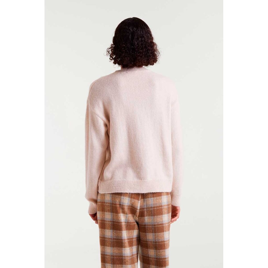 COMPANIA FANTASTICA COMPANIA 25H PULL JACQUARD APRES SKI BLANC/ROUGE