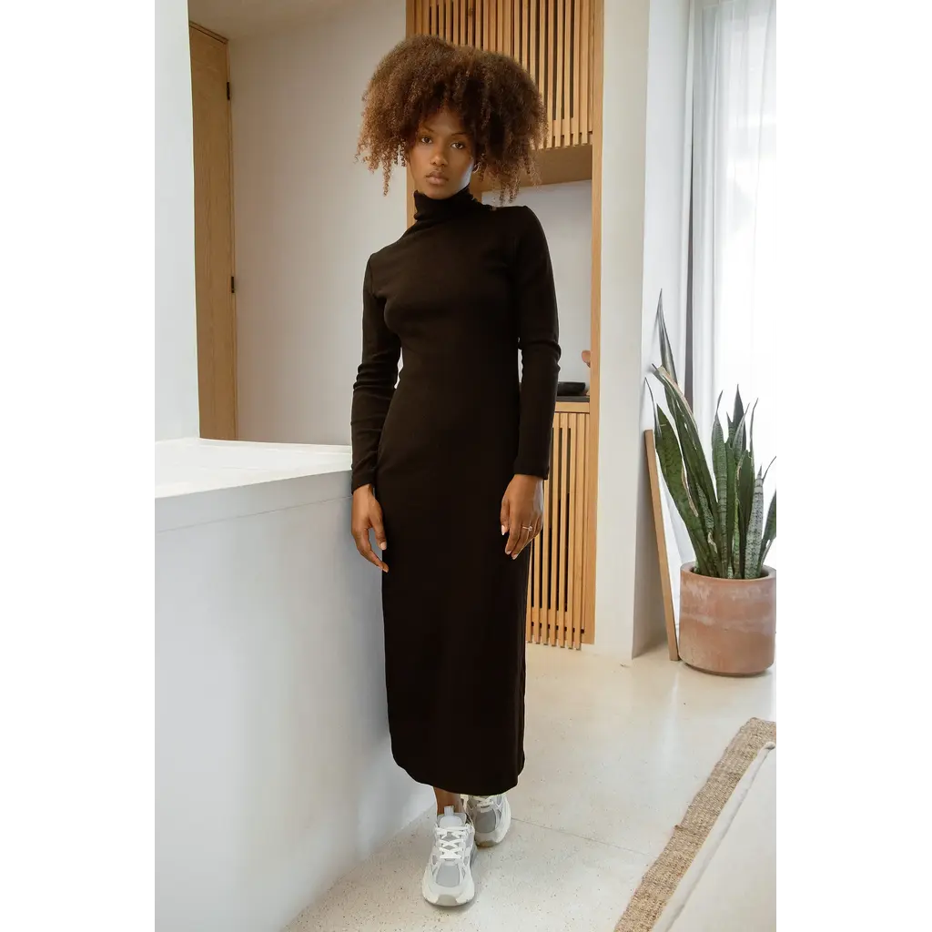 MAS 25H ROBE LONGUE MECCA POIVRE NOIR