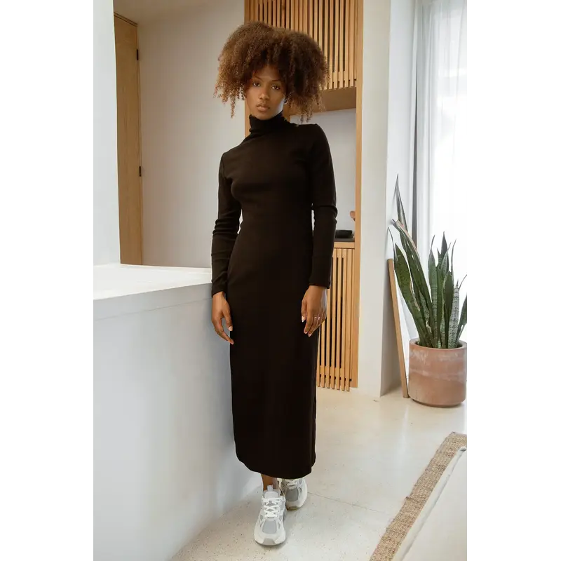 MAS 25H ROBE LONGUE MECCA POIVRE NOIR