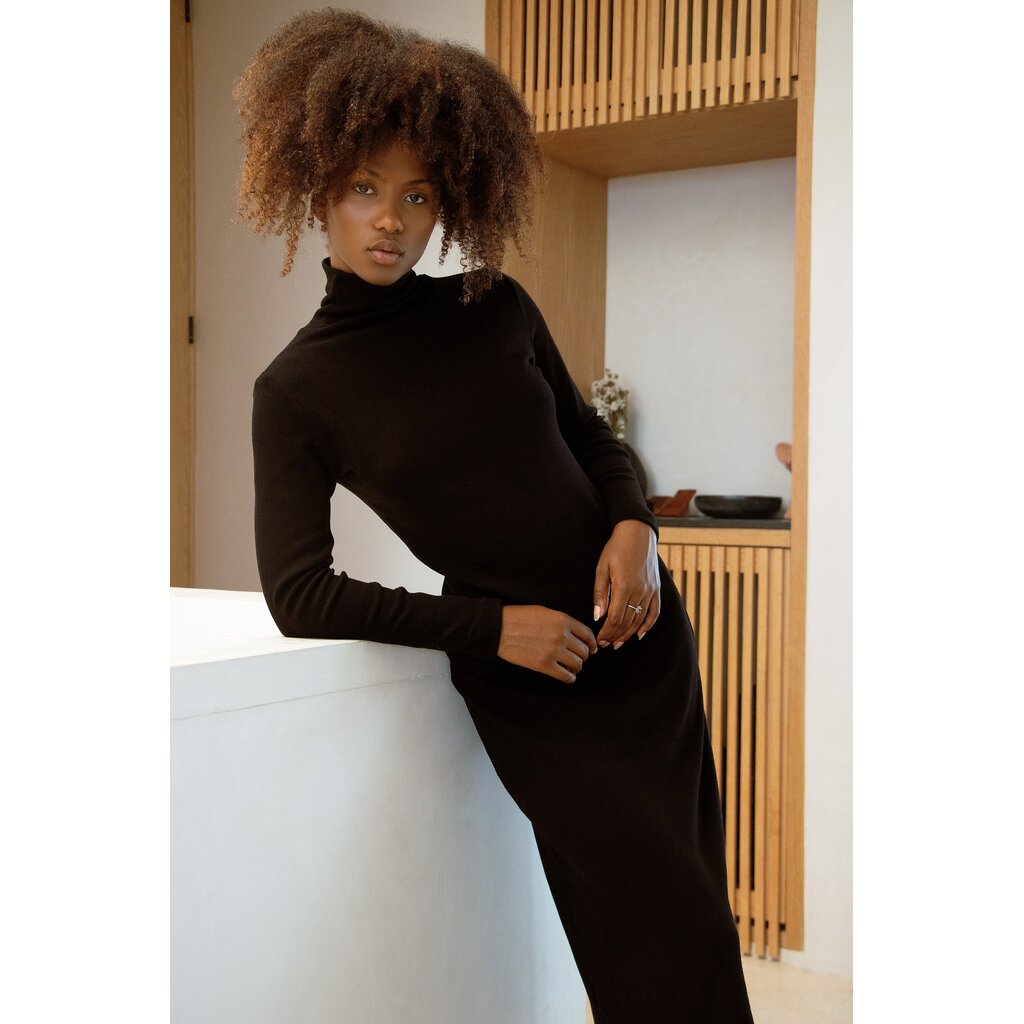 MAS 25H ROBE LONGUE MECCA POIVRE NOIR