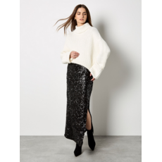 APRICOT APRICOT 25H PULL TRICOT EPAIS POIGNETS LARGES CREME