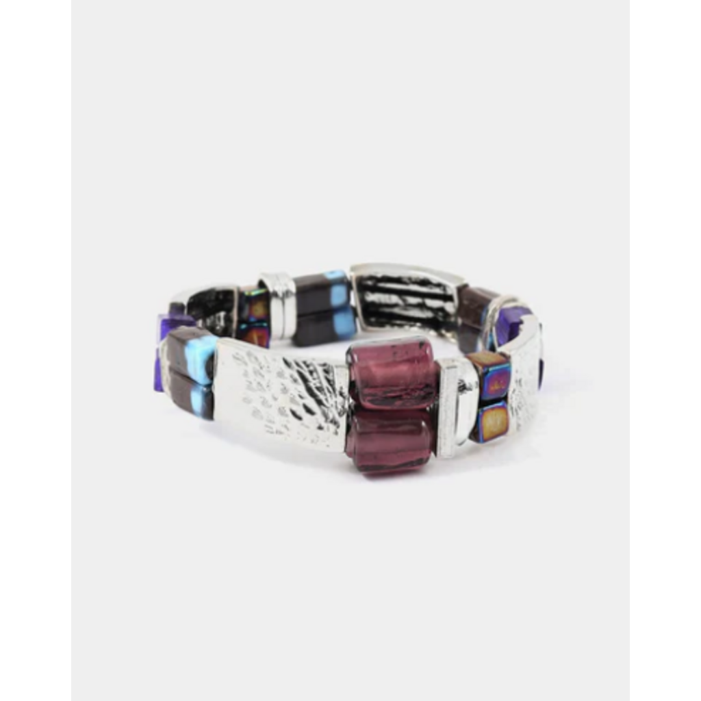 ANNE MARIE CHAGNON AM CHAGNON BRACELET MAIA ARGENT DUSK