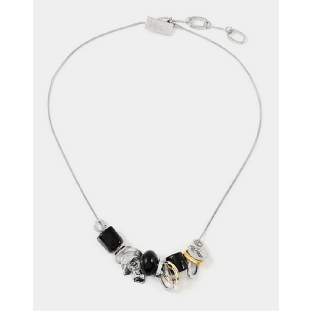 ANNE MARIE CHAGNON AM CHAGNON COLLIER LEONA ARGENT NOCTURNE