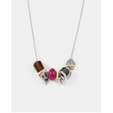 ANNE MARIE CHAGNON AM CHAGNON COLLIER LEONA ARGENT FALL BLOSSOM