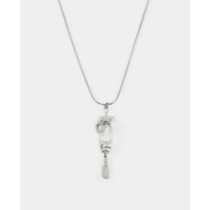 ANNE MARIE CHAGNON AM CHAGNON COLLIER GLIESE ARGENT POLAIRE