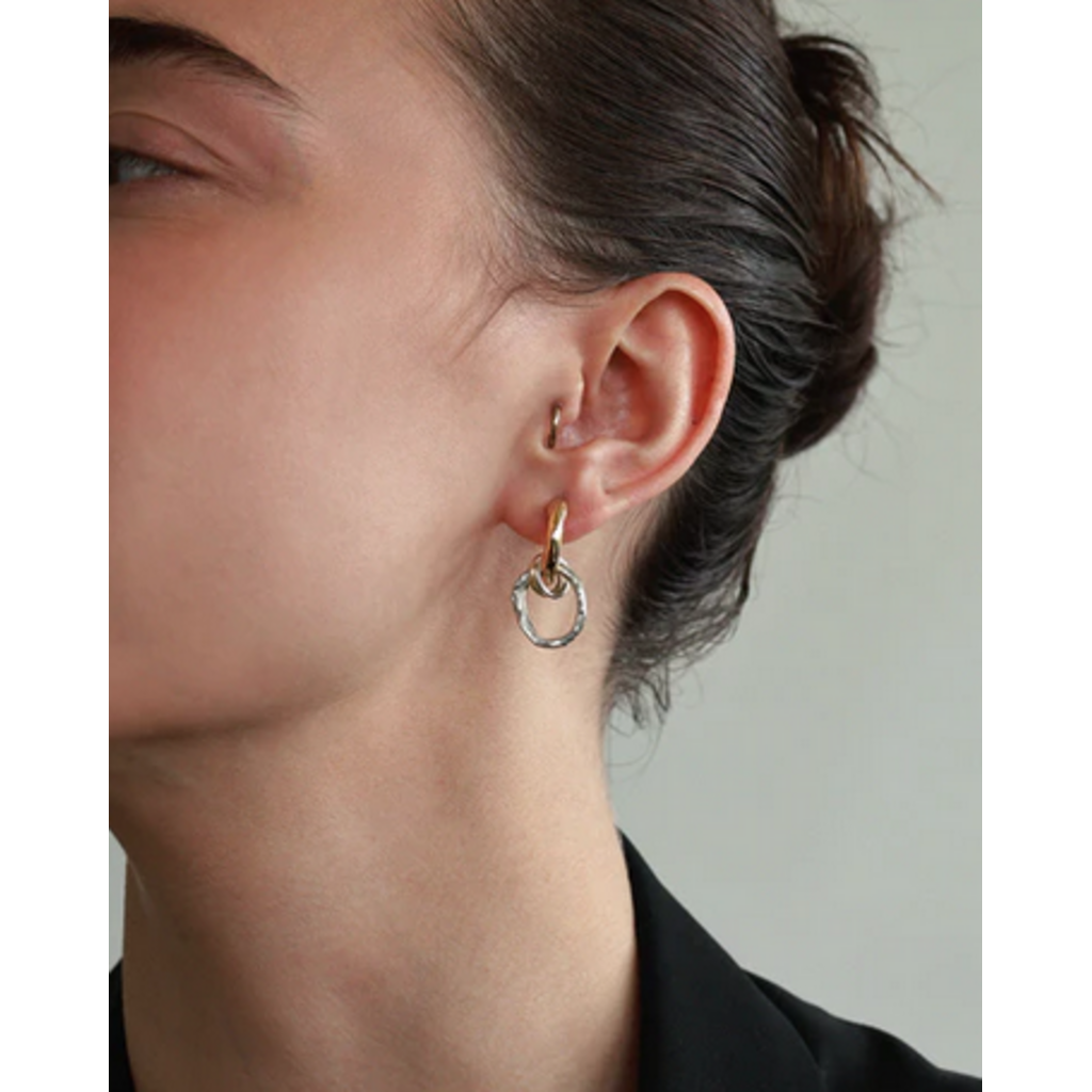 ANNE MARIE CHAGNON AM CHAGNON BOUCLES OREILLE VENUSA ARGENT
