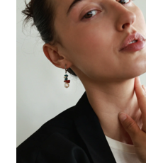 ANNE MARIE CHAGNON AM CHAGNON BOUCLES OREILLE ORCUS ARGENT FALL BLOSSOM