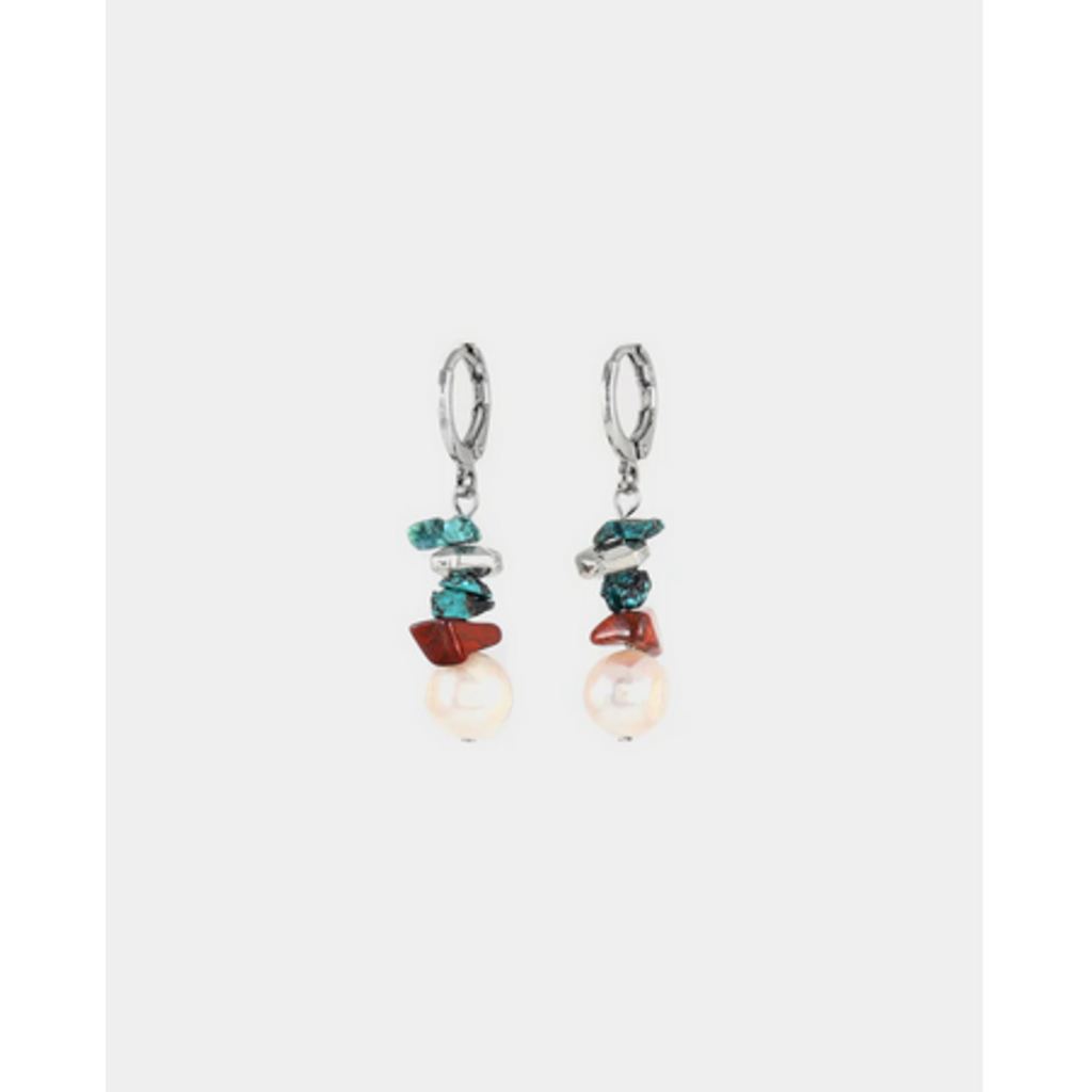 ANNE MARIE CHAGNON AM CHAGNON BOUCLES OREILLE ORCUS ARGENT FALL BLOSSOM
