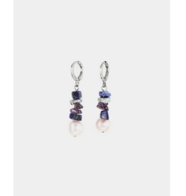 ANNE MARIE CHAGNON AM CHAGNON BOUCLES OREILLE ORCUS ARGENT DUSK