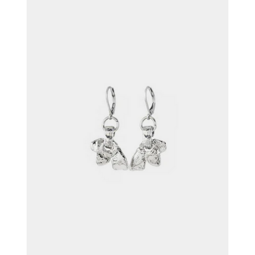 ANNE MARIE CHAGNON AM CHAGNON BOUCLES OREILLE NEPTUNE ARGENT