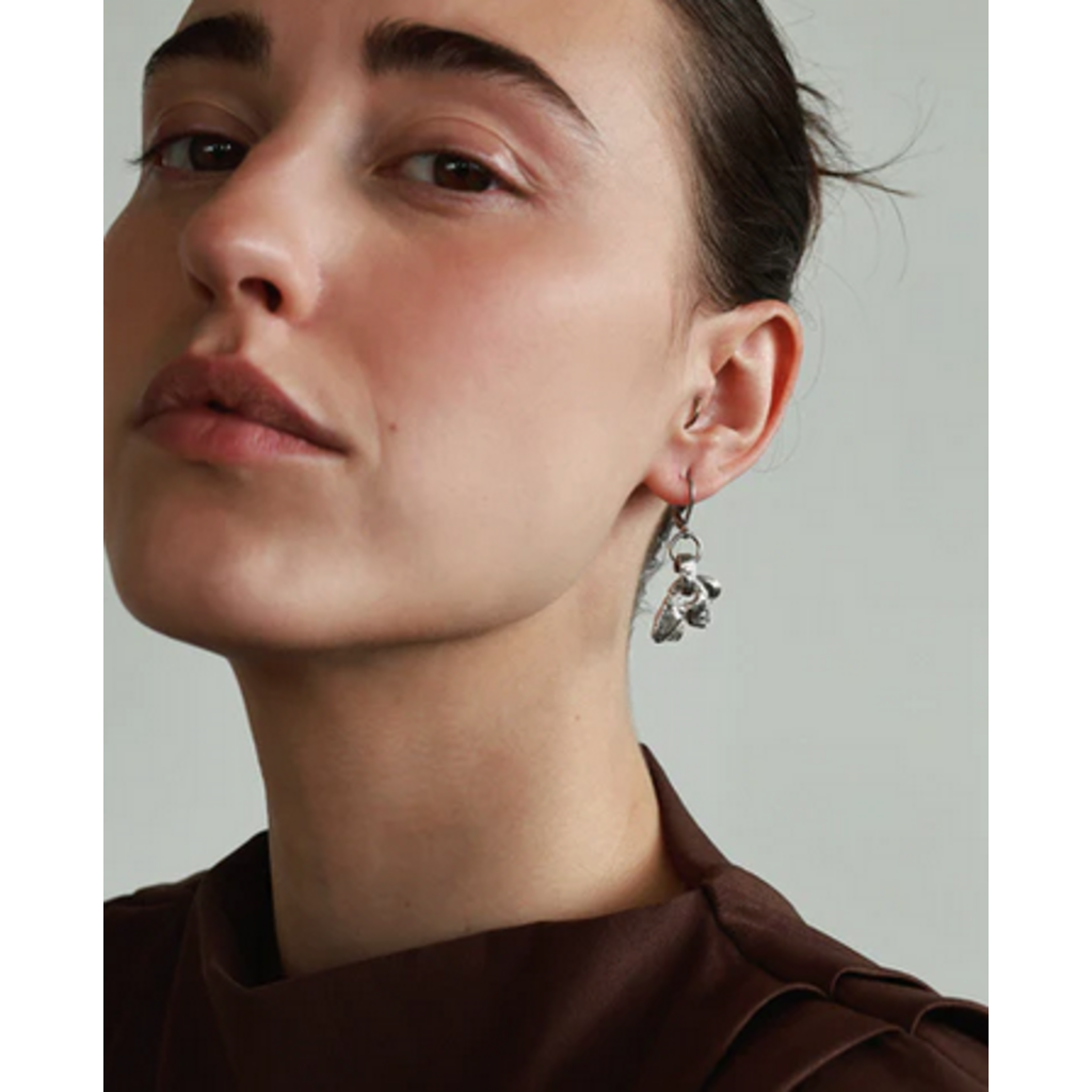 ANNE MARIE CHAGNON AM CHAGNON BOUCLES OREILLE NEPTUNE ARGENT