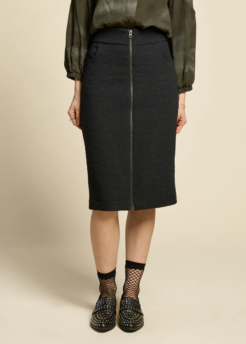 COKLUCH 25H JUPE REFLEXIONS NOIR