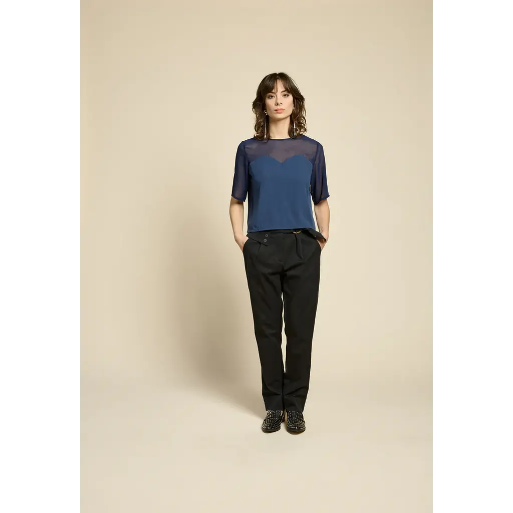 COKLUCH COKLUCH 25H HAUT LAMOUR VOILE BLEU DENIM