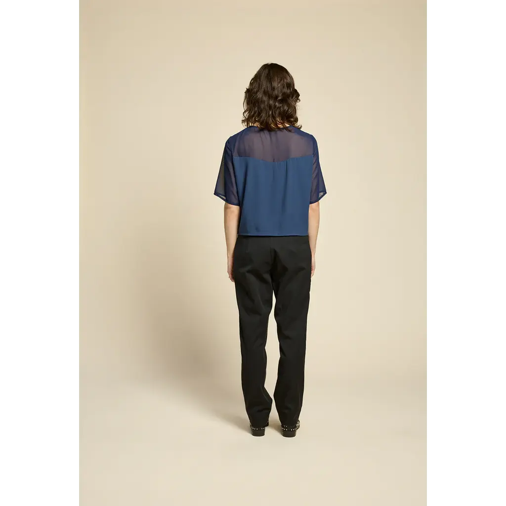 COKLUCH COKLUCH 25H HAUT LAMOUR VOILE BLEU DENIM