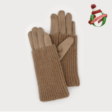 CARACOL CARACOL GANT CHAUFFE POIGNET 9010 BRUN