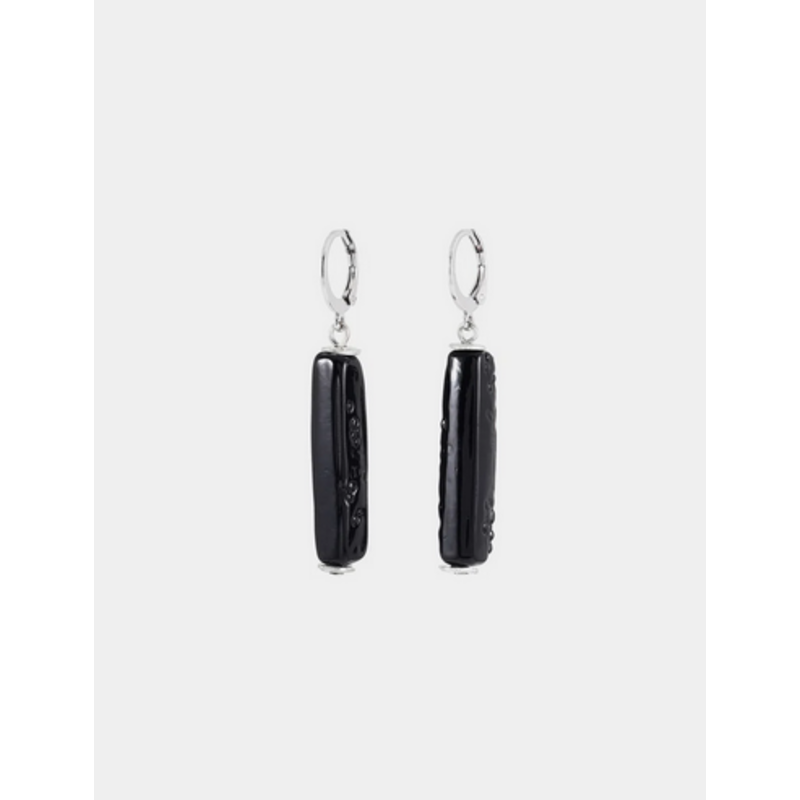 ANNE MARIE CHAGNON AM CHAGNON BOUCLES OREILLE MIZAR ARGENT NOCTURNE