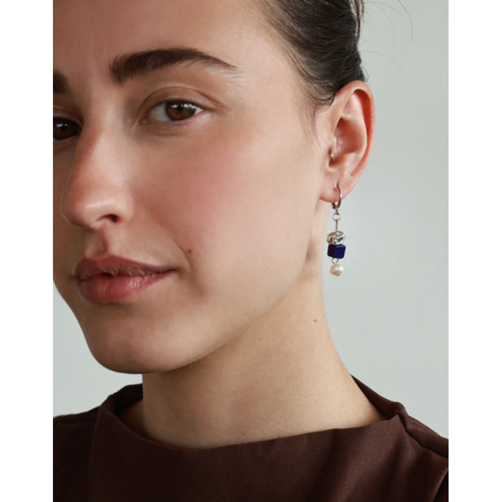 ANNE MARIE CHAGNON AM CHAGNON BOUCLES OREILLE MAW ARGENT NOCTURNE