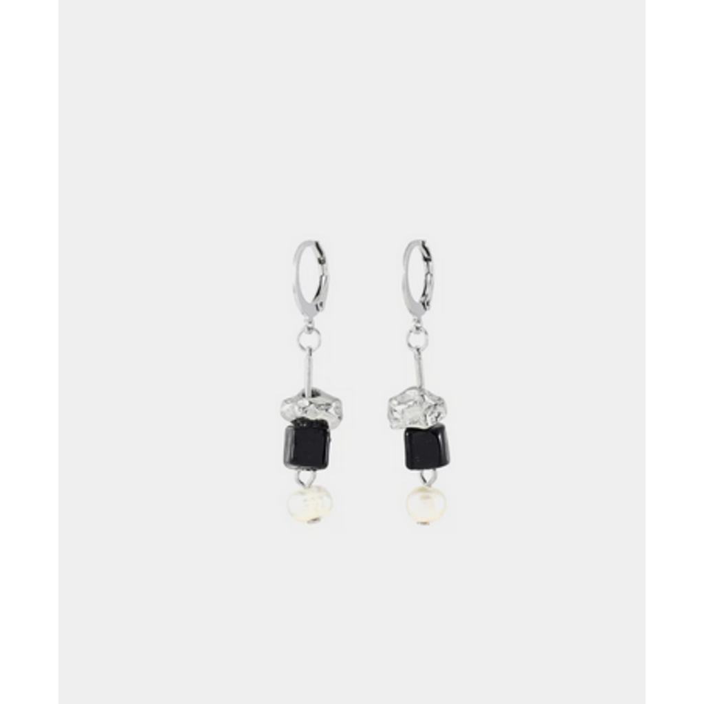 ANNE MARIE CHAGNON AM CHAGNON BOUCLES OREILLE MAW ARGENT NOCTURNE