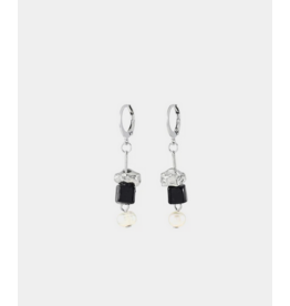 ANNE MARIE CHAGNON AM CHAGNON BOUCLES OREILLE MAW ARGENT NOCTURNE