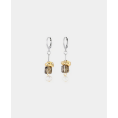 ANNE MARIE CHAGNON AM CHAGNON BOUCLES OREILLE MAW ARGENT LUNA