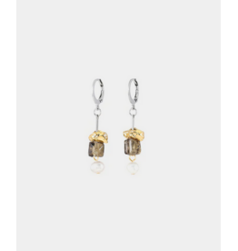 ANNE MARIE CHAGNON AM CHAGNON BOUCLES OREILLE MAW ARGENT LUNA