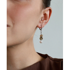 ANNE MARIE CHAGNON AM CHAGNON BOUCLES OREILLE MAW ARGENT LUNA
