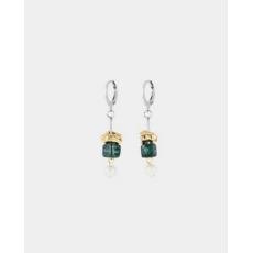 ANNE MARIE CHAGNON AM CHAGNON BOUCLES OREILLE MAW ARGENT FORET