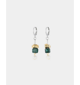 ANNE MARIE CHAGNON AM CHAGNON BOUCLES OREILLE MAW ARGENT FORET